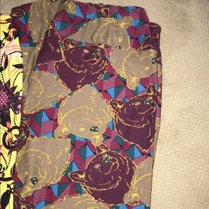 Lularoe TC grizzly bear leggings